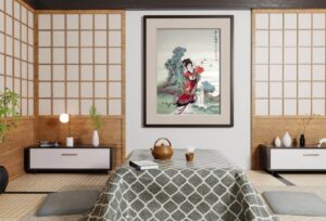 Lee más sobre el artículo Mockup PSD marco de pared de pintura de Guo Hua gratis
